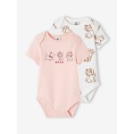 Lot de 2 bodies disney marie les aristochats blanc + rose p�le