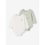 Lot de 2 bodies winnie l ourson vert d'eau
