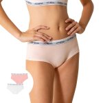 Lot de 2 boxers coton ultra doux blanc - rose