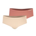 Lot de 2 boxers fille sans couture fashion fille beige - blush