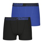 Lot de 2 boxers gar�on ecopack athena bleu - noir