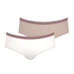 Lot de 2 boxers micro recyclé girl by naturel - café latte Lot de 2 boxers micro recyclé girl by naturel - café latte