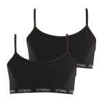 Lot de 2 brassi�res fille my petit prix athena fille noir - noir