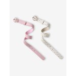 Lot de 2 ceintures fille rose
