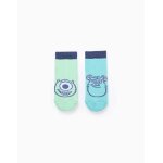 Lot de 2 chaussettes antidrapantes monstres multicolore