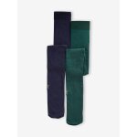 Lot de 2 collants �toiles en polyamide fille vert