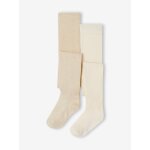Lot de 2 collants fille dor�