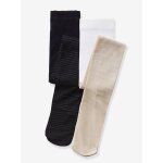 Lot de 2 collants fille spcial fte en polyamide lot beige irise