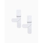 Lot de 2 collants en microfibre 40 den blanc