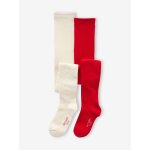 Lot 2 collants noël écru Lot 2 collants noël écru