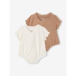 Lot 2 combishorts b�b� fille �cru