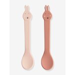 Lot de 2 cuill�res 1er �ge animal en silicone mrs rabbit
