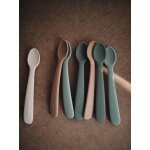 Lot de 2 cuill�res 1er �ge en silicone beige + rose blush