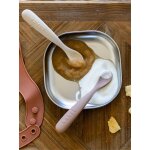 Lot de 2 cuill�res ergonomiques 1er �ge beige