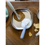 Lot de 2 cuill�res ergonomiques 1er �ge vert