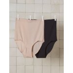 Lot de 2 culottes taille haute maternit� beige