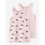 Lot de 2 d�bardeurs fille motif cheval name it rose bonbon