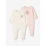 Lot de 2 dors bien bambi rose p�le