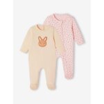 Lot de 2 dors - bien b�b� fille �cru