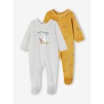 Lot de 2 dors - bien chiens en velours bébé jaune pâle Lot de 2 dors - bien chiens en velours bébé jaune pâle