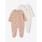 Lot de 2 dors - bien naissance h�risson beige