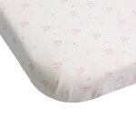 Lot de 2 draps housses pour berceau b�b� certifi�es oeko - tex� standard 100 rose