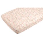 Lot de 2 draps housse en coton bio rose