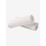 Lot de 2 draps - housses enfant en coton recycl� �cru