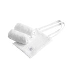 Lot de 2 draps housse ovales en coton - galopin blanc