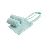 Lot de 2 draps housse ovales en coton - galopin bleu ciel Lot de 2 draps housse ovales en coton - galopin bleu ciel