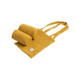 Lot de 2 draps housse ovales en coton - galopin jaune