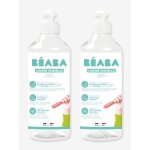 Lot de 2 flacons de liquide vaisselle (500 ml) blanc