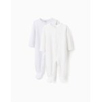 Lot de 2 grenouillères en coton multicolore Lot de 2 grenouillères en coton multicolore