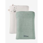 Lot 2 housses matelas  langer animaux dans les bois