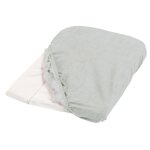 Lot de 2 housses de matelas � langer gris clair