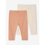 Lot de 2 leggings b�b� basics rose