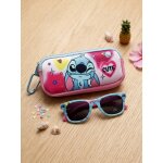 Lot de 2 lunettes de soleil stitch avec �tui bleu turquoise