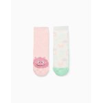 Lot de 2 paires de chaussettes antidrapantes monsters multicolore