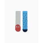 Lot de 2 paires de chaussettes antidrapantes monsters multicolore