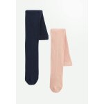 Lot de 2 paires de collants enfant tchatcha bleu