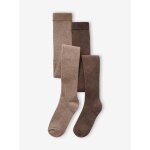 Lot de 2 paires de collants en maille c�tel�e fille