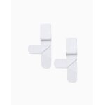 Lot de 2 paires de collants en microfibre 40 den blanc