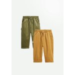 Lot de 2 pantalons enfant en velours ctel charly camel