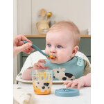 Lot de 2 pots conservation dotti bleu