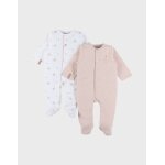 Lot de 2 pyjamas b�b� coton rose