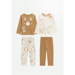 Lot de 2 pyjamas bébé lamascotte camel Lot de 2 pyjamas bébé lamascotte camel