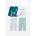 Lot de 2 pyjamas bébé roméo bleu Lot de 2 pyjamas bébé roméo bleu