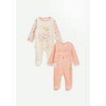 Lot de 2 pyjamas b�b� santa giulia corail