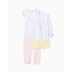 Lot de 2 pyjamas en coton avec imprim�s multicolore