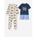 Lot 2 pyjama court et long bleu oc�an